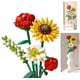 thumbnail image 1 of Flowers Bouquet Building Kit, Artificial Flower Blocks Set Toy For Adults, Creative Botanical Collection For Home Decor, Birthday Valentine's Day Gift, 1 of 4