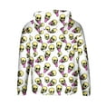 thumbnail image 5 of Yusimy Men's Hooded Sweatshirt Casual Halloween Print Pullover Long Sleeve Drawstring Design Urban Streetwear Holiday-themed, 5 of 6