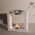 thumbnail image 2 of Replacement Oil Warmer Dish 2pcs Wax Melt Warmer Liner Dish Round Metal Dish Candle Wamer Bowl Plate for Electric Lamps Oil and Tart Warmers, 2 of 7