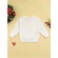 thumbnail image 4 of Seyurigaoka Unisex Children’s Christmas/Letter Print Round Neck Long Sleeve Sweatshirt, 4 of 8
