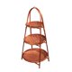 thumbnail image 2 of Cesta de frutas tejida de bambú, organizador de cesta de pan, cesta decorativa para comida, cesta de almacenamiento de bambú rústica, almacenamiento d 3 Capas 45cmx22cm, 2 of 9