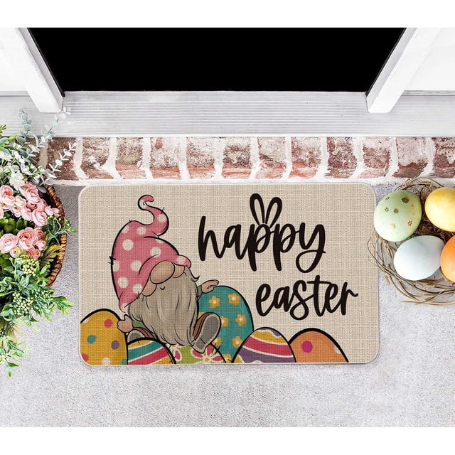 BotaniNest Easter Gift Bathroom Door Mat Front And Back Door Mat Kitchen Absorbent Mat Living Room Bedroom Mat