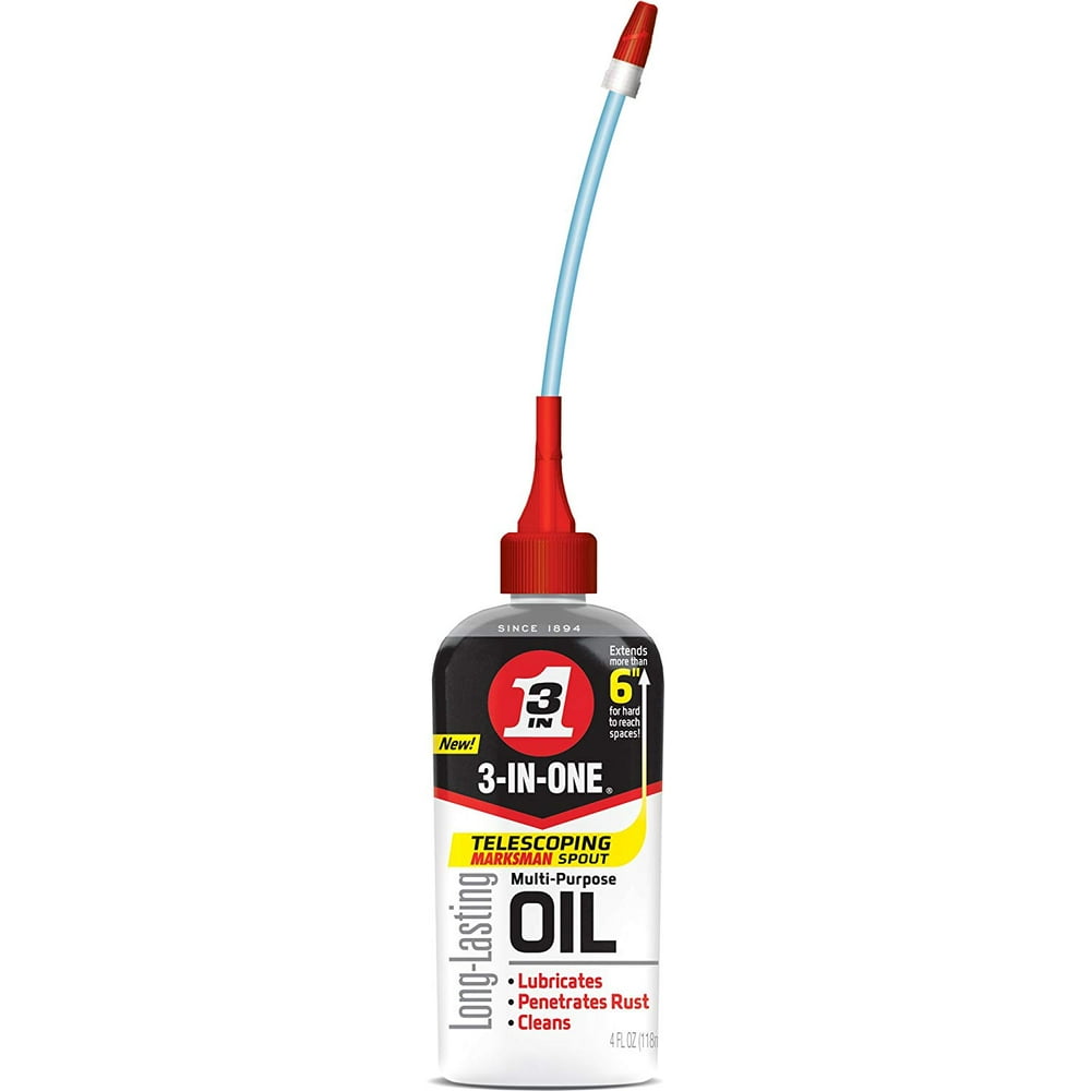 WD40 100703 3INONE MultiPurpose Oil w/ Telescoping Spout 12 Pack