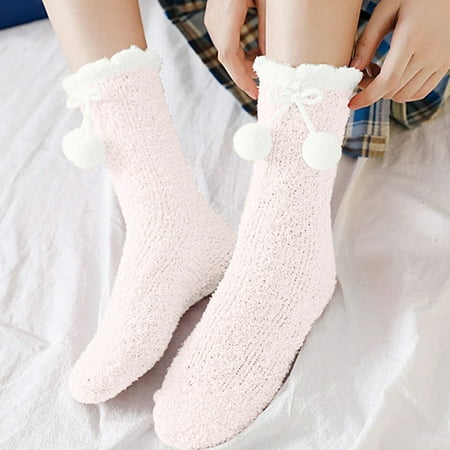

Aligament Winter Socks 1 Pairs Women s Winter Warm Fuzzy Socks Slipper Socks Women s Soft Fuzzy Sleeping Socks Fuzzy Slipper Socks