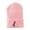 Pink, variant on Hot Pink Breast Cancer Logo Embroidered Long Beanie - Pink OSFM