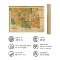thumbnail image 4 of 1892 Map of the Indian and Oklahoma Territories - Vintage Map of Oklahoma Wall Art - Vintage Oklahoma Map - Indian Territory Map - Oklahoma Map Poster, 4 of 8