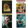 Assorted 4 Pack DVD Bundle: The English Patient, New York City Serenade, Robin Hood, Jurassic World: Fallen Kingdom