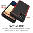 thumbnail image 3 of Samsung Galaxy A72 5G Phone Case, Military Grade 6 Feet Drop Test Protection Dual Layer Cover-Red, 3 of 4