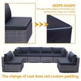thumbnail image 3 of 14pcs Waterproof Outdoor Cushion Slipcovers: Enhance Your Patio Furniture With, 3 of 5