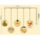 thumbnail image 4 of Luces de hadas navideñas, luces de estrellas Ambiente navideño Cortina Decoración de ventanas Decoración de habitaciones LED Namotu LN-0927, 4 of 7