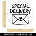 thumbnail image 2 of Special Delivery Envelope Self-Inking Rubber Stamp Ink Stamper - Orange Ink - Mini 1/2 Inch, 2 of 7