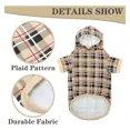 thumbnail image 4 of Sudadera Con Capucha A Cuadros Para Perro Expawlorer, Est..., 4 of 7