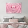 thumbnail image 5 of SEANATIVE Pink Axolotl Tapestry for Bedroom Cherry Blossom Wall Hanging Tapestry Aesthetic Tapestry Wall Hanging Small Tapestry for Bedroom Decorative for Home Decor, 5 of 6