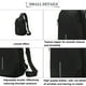 thumbnail image 3 of Bolso bandolera Bolso de hombro pequeño para hombre con puerto de carga USB Bolso de viaje Bolso de pecho ligero, 3 of 5