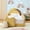 Yellow+Boucle+Fabric+Foam, variant on HMYG Twin Size Cute Dinosaur-Shaped Bed with Safety Guardraild,Solid Wood Bed Frame for for Bedroom,Fabric