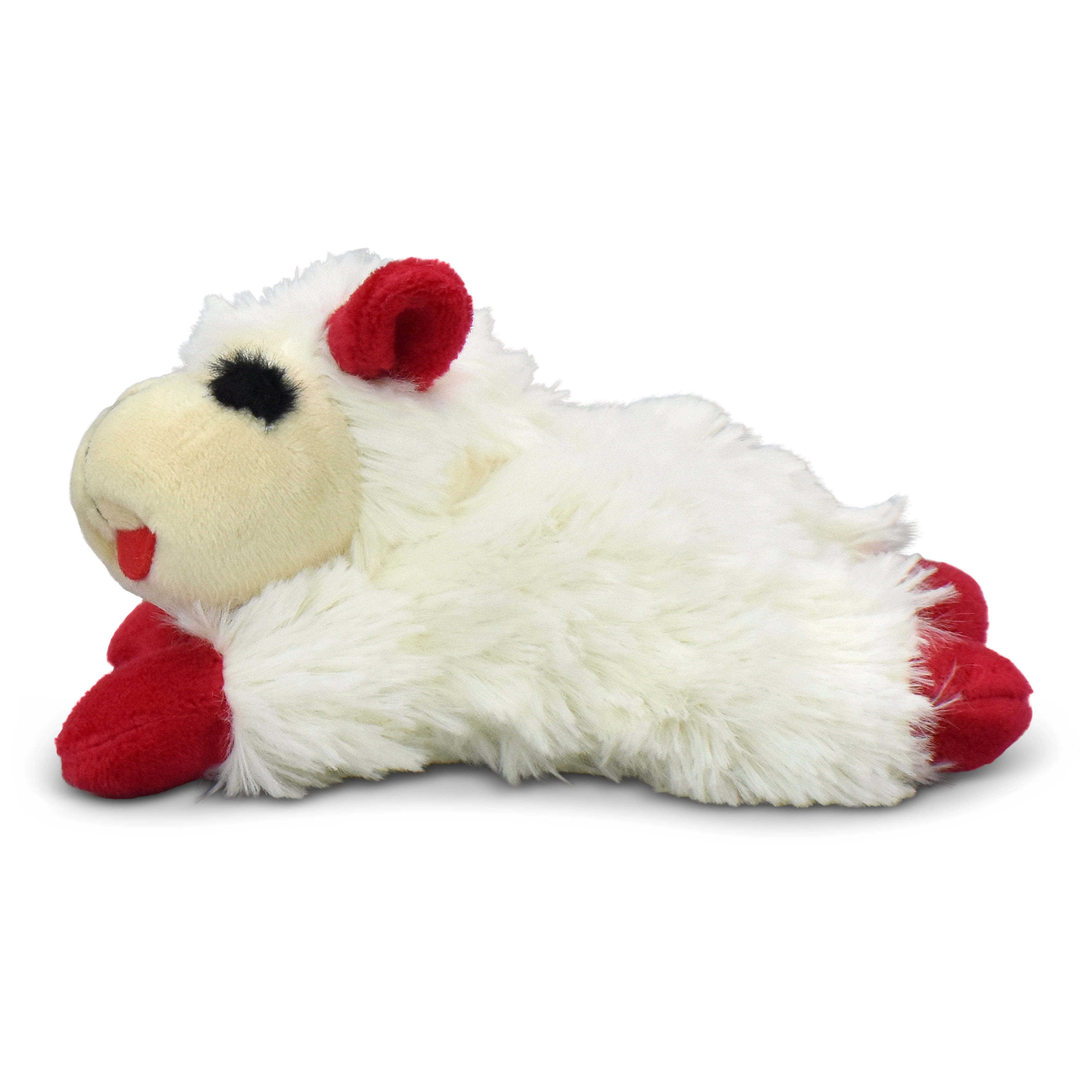 (5 pack) Multipet Lamb Chop Plush Dog Toy, Small