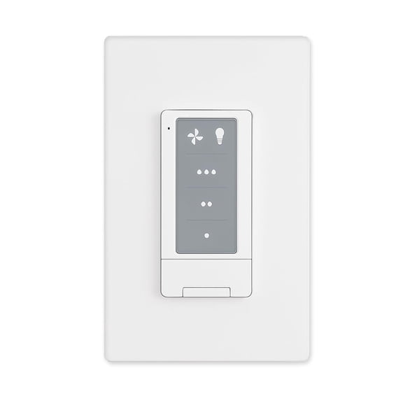 3 Speed Ceiling Fan Remote Control & Dimmer Switch, 2 in 1 Light and Wall Control Combination, Compatible with 28R Receiver, FAN-53T, FAN-35T, UC7078T, Fan-HD5, Fan-HD6