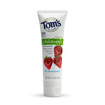 Tom's of Maine Children's Silly Strawberry Anticavity Natural Toothpaste, 4.2oz