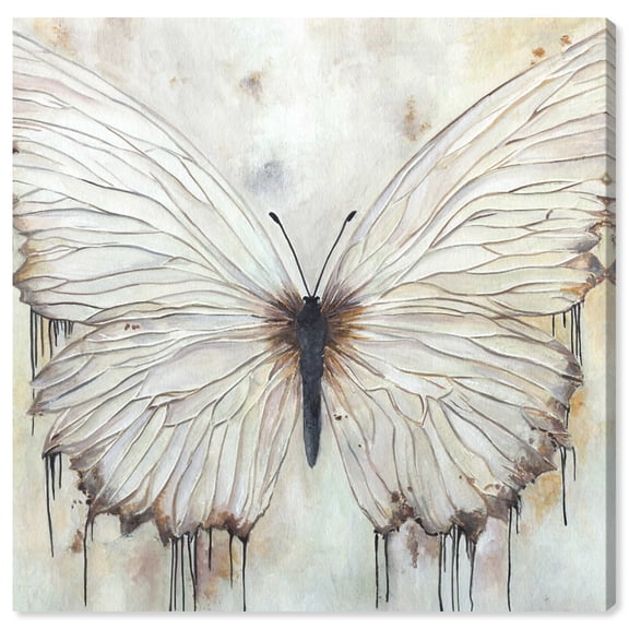 Neutral Beauty Chic Farmhouse Canvas Wall Art by Art Remedy, Gallery Wrapped, 16"x16"