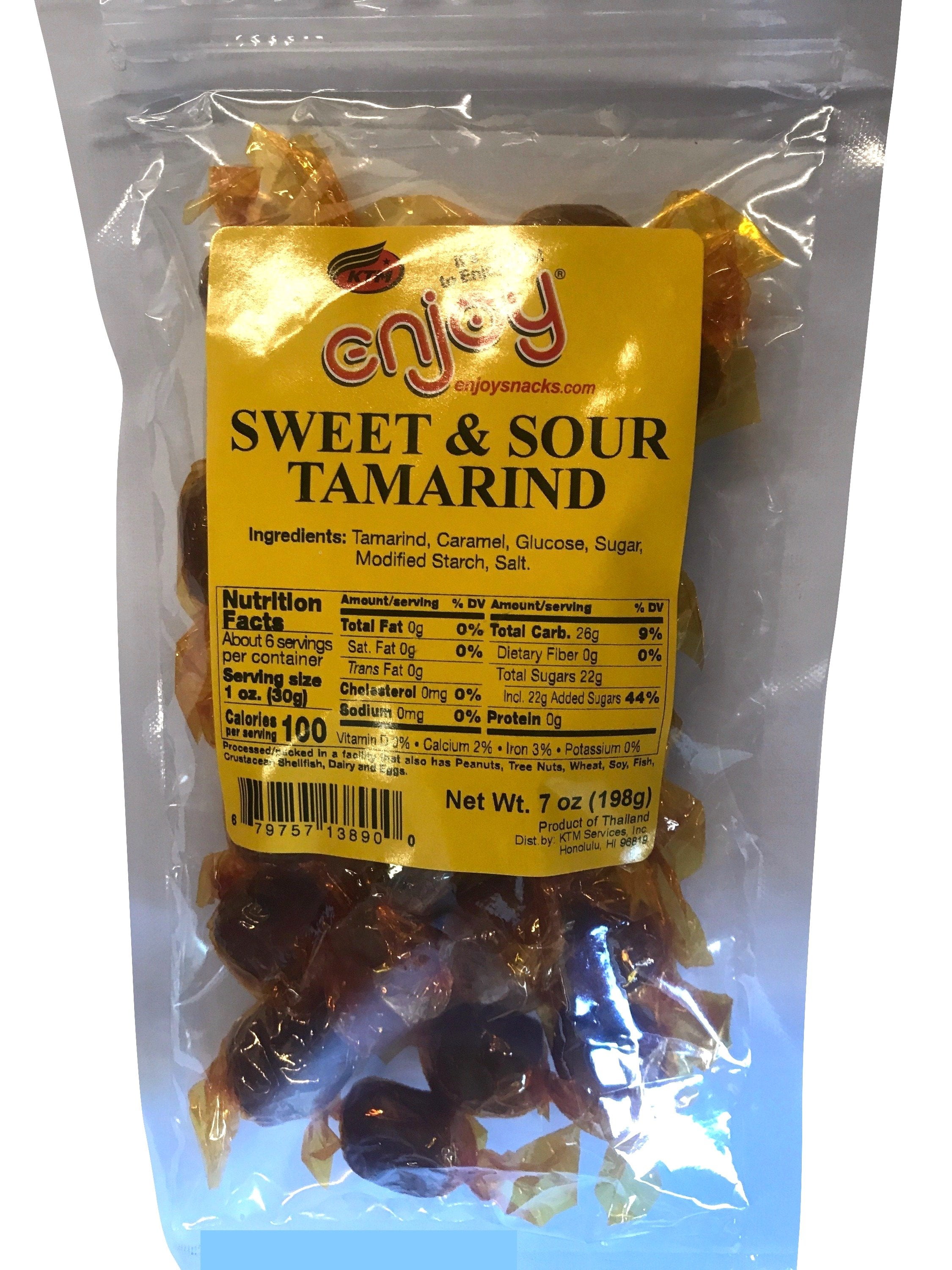 Enjoy Snacks Sweet Sour Tamarind Candy 7 Ounce Walmart Com Walmart Com
