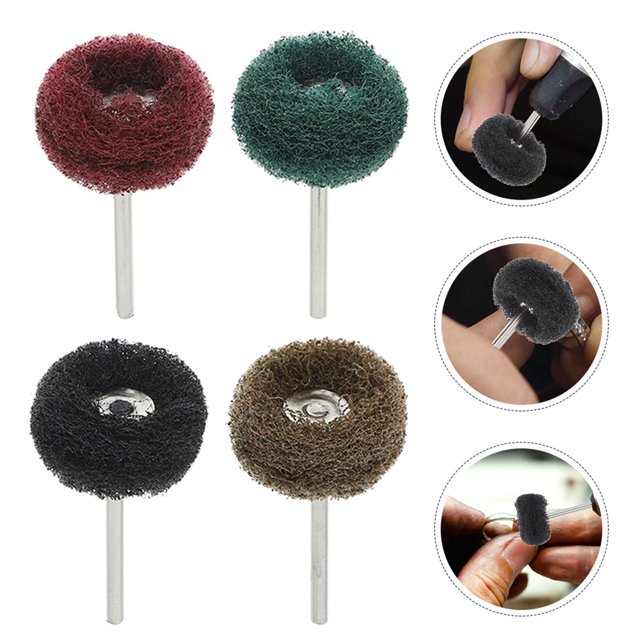 unbranded 24Ud Disco Pulidor Abrasivo Para Taladro Con De Nylon Y Accesorios Para Áreas Difíciles