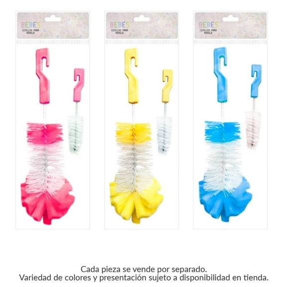 Cepillos para biberón Prichos varios colores 1 pza