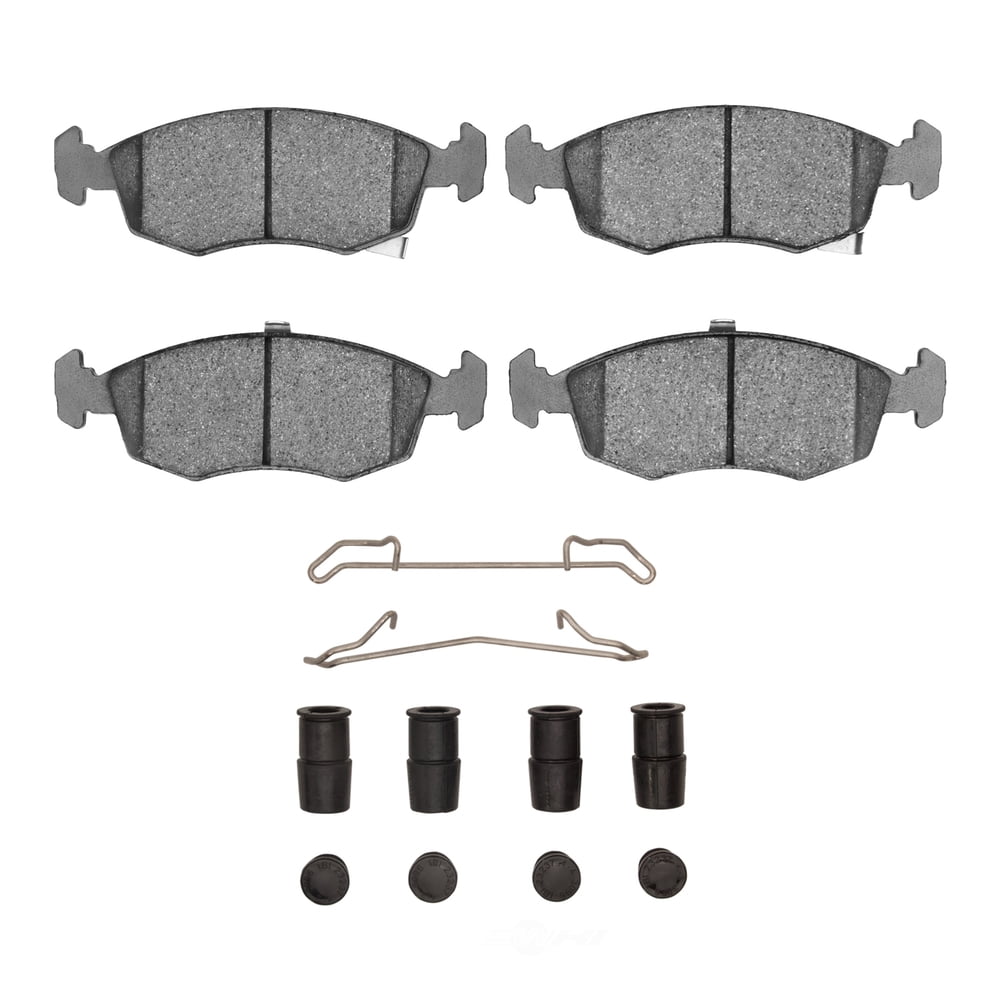 Dynamic Friction Company 1600-1568-01 DFC EURO 5000 Ceramic Brake Pads and Hardware Kit