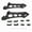10 inch, variant on Applies to 5/7/10inch Universal Aluminum Alloy Car Rear Wing Trunk Racing Tail Spoiler Legs Mount Brackets Auto Spoiler Accessories