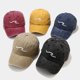 thumbnail image 3 of Nueva gorra de béisbol con diseño de olas del océano, de algodón lavado, ajustable, a la moda, para hombre y mujer. El mejor regalo para el día de San Valentín., 3 of 5