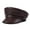 Plaid embossed, variant on Women Fashion Newsboy Cap PU Leather Flat Gatsby Visor Beret Autumn ,Classic Design