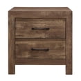thumbnail image 4 of Queen Size Bedroom Set- Brown- Panel- 3-Piece Set with Bed and Two Nightstands, 4 of 9