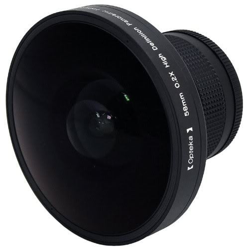 Opteka Platinum Series 0.2X HD Panoramic "Vortex" 220Deg