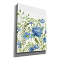 thumbnail image 2 of Epic Graffiti 'Botanical Blue VII' by Silvia Vassileva, Canvas Wall Art, 12"x16", 2 of 2