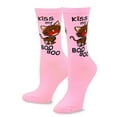 thumbnail image 4 of TeeHee Get Well Soon Signature Cotton Crew Socks for Women 3-Pack (Cat and Dog Dolphin), 4 of 5
