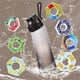 thumbnail image 1 of Botella de 700 ml, juego de botella de agua actualizada con pajita para beber de 7 cápsulas, botella de agua para exteriores, 1 of 4