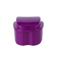 thumbnail image 2 of Caja de dientes artificiales Herramientas de limpieza de dentaduras postizas portátiles Cuidado de la salud (púrpura) Ehuebsd Cuidado Belleza, 2 of 9