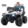 thumbnail image 1 of Buggy Eléctrico Infantil YEI Blaze Blanco con 2 Motores, Control Parental, Luces LED, Música Bluetooth, Velocidad 5 km/h, Soporta 30 kg, Ideal para Exterior, 1 of 8