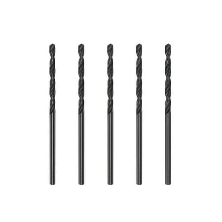 

Uxcell 6542 High Speed Steel Twist Drill Bit Fully Ground Black Oxide 2mm Drill Dia 49mm Total Length 5Pack