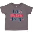 thumbnail image 3 of Inktastic 4th of July Let Freedom Ring with Stars Boys or Girls Toddler T-Shirt, 3 of 5