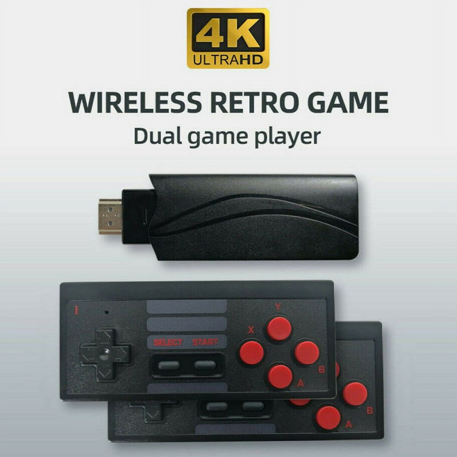 Fymall HD Wireless TV Game Console, Black, New, 1 Count, 1 Pack
