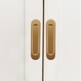 thumbnail image 2 of 2 pcs Oval Sliding Door Pulls Sliding Barn Door Handles Metal Sliding Door Handles, 2 of 9