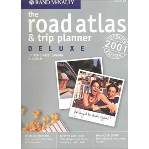 Pre-Owned Rand McNally 2001 Deluxe Road Atlas & Trip Planner: United States, Canada & Mexico (Rand Mcnally Deluxe Road Atlas Mid Size) (Paperback) 0528843141 9780528843143