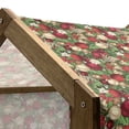 thumbnail image 4 of Christmas Pet House, Tree Branches Spruce Leaves Balls Bells Cones Poinsettia Flowers Mistletoe Berry, Outdoor & Indoor Portable Dog Kennel with Pillow and Cover, 5 Sizes, Multicolor, by Ambesonne, 4 of 4