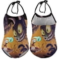 thumbnail image 6 of Cuphead Devil Children's One-piece Swimwear Halterneck Swimsuit Summer Beach Girl's Bathing Suits Breathable Beachwear, 6 of 7