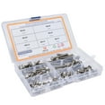 thumbnail image 2 of M5  Assortment Kit, Wear Resistant Standard Thread Hex Flange  Screw Fasteners 70Pcs  For Electrical Repair For Machinery Production, 2 of 8