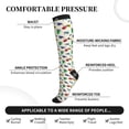 thumbnail image 2 of Sikiie Cartoon Sea Turtle 1 Pairs Compression Socks for Men and Women 15-20 mmHg Running Support Socks, 2 of 7