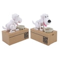 thumbnail image 4 of Dog Money Box, Plastic Puppy Money Bank Cartoon  For Saving Money White Dog, 4 of 8