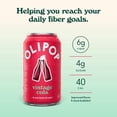 thumbnail image 4 of OLIPOP Prebiotic Soda Vintage Cola, Prebiotic Soft Drink, 12 fl oz Cans, 6-Pack, 4 of 6
