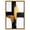 Gold Frame, variant on Glimmering Edges I Canvas Gold Leaf Wall Art by Art Remedy, Silver Frame, 36" x 54"