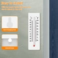 thumbnail image 4 of Thermomètre Mural Intérieur Extérieur 2 Pcs avec Compartiment Caché Haute Précision Humidité Température, 4 of 9